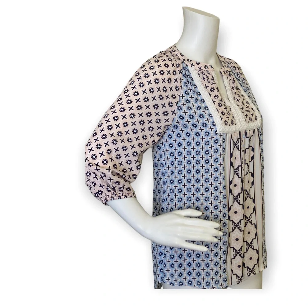 Crown & Ivy™ Petite Peasant Top - Picture 3 of 6
